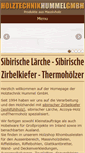 Mobile Screenshot of holztechnik-hummel.de