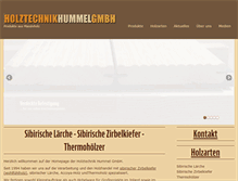Tablet Screenshot of holztechnik-hummel.de